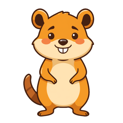 Quoko, the smiling quokka mascot